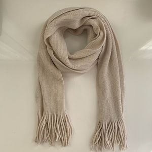 Cejon Tan Scarf with Gold Lurex